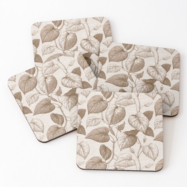 Item preview, Blooming Pothos Texture  - Retro Flower Floral - Anniversary Gifts For Him designed and sold by RoyalStarsPatts.