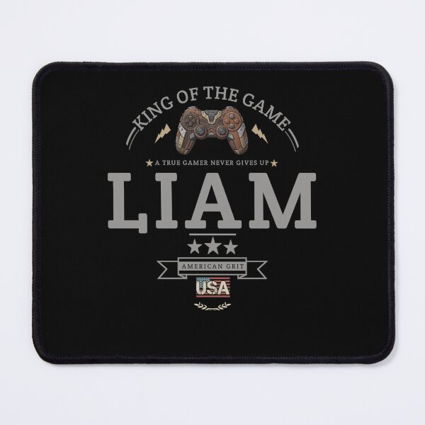Item preview, Name Of Liam With Game Controller For Gamers Fans. designed and sold by KIDS FASHION.