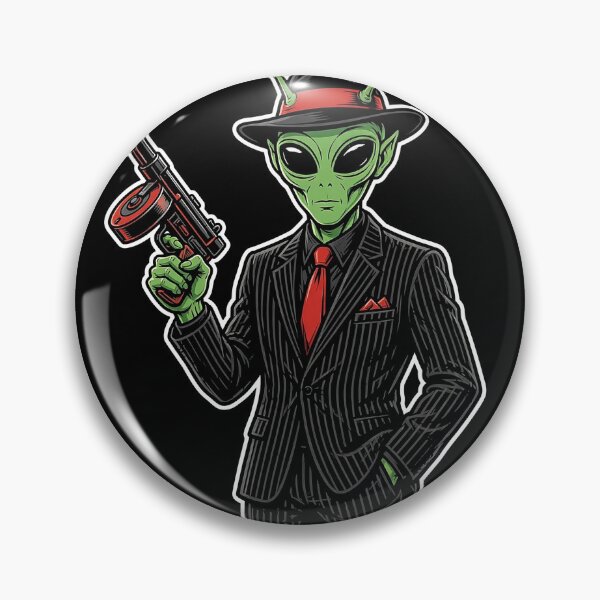 Item preview, Alien Mobster Fedora Cosmic Art designed and sold by Gangster-Design.