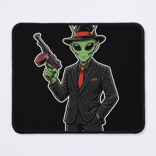Item preview, Alien Mobster Fedora Cosmic Art designed and sold by Gangster-Design.