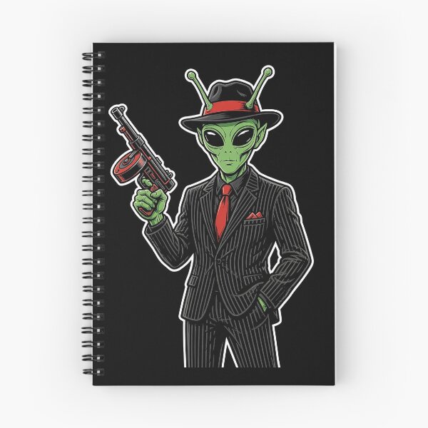 Item preview, Alien Mobster Fedora Cosmic Art designed and sold by Gangster-Design.