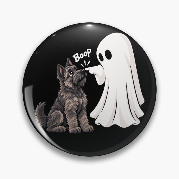 Item preview, Funny Ghost Bouvier des Flandres Dog Boop Halloween Design Mom Dad designed and sold by rafaeltto.