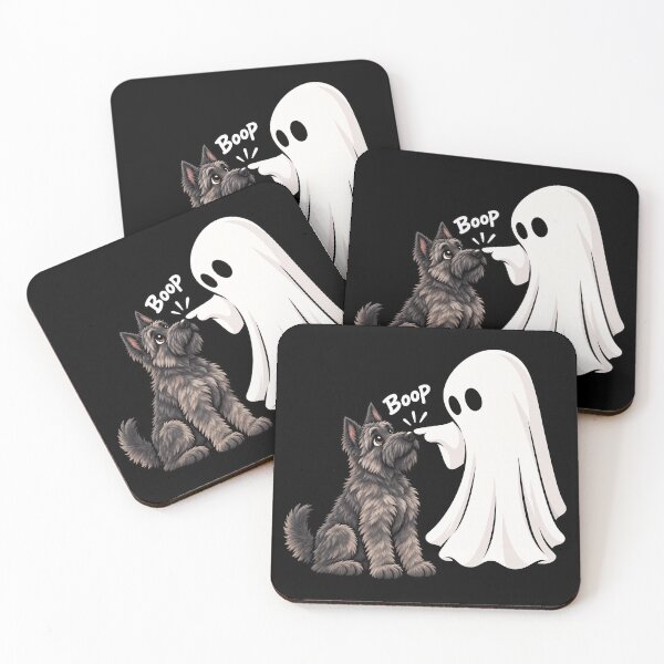 Item preview, Funny Ghost Bouvier des Flandres Dog Boop Halloween Design Mom Dad designed and sold by rafaeltto.