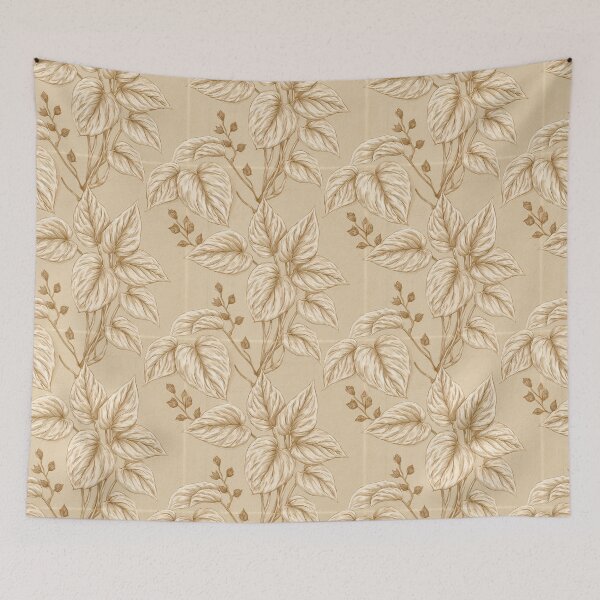 Item preview, Petaled Pothos Texture  - Birthday Flower Pattern - Anniversary Gifts For Husband designed and sold by RoyalStarsPatts.