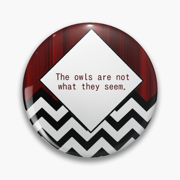 Item preview,  Twin peaks black lodge "the owls are not what they seem" designed and sold by pinkybat.