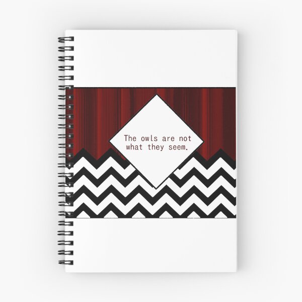 Item preview,  Twin peaks black lodge "the owls are not what they seem" designed and sold by pinkybat.