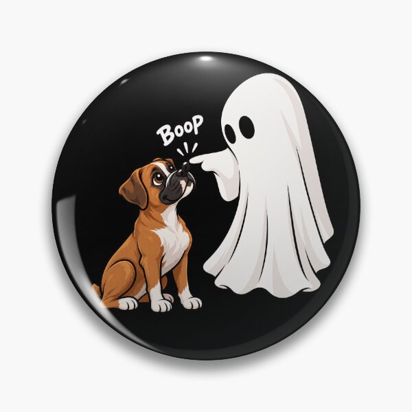 Item preview, Funny Ghost Boxer Dog Boop Halloween Design Mom Dad designed and sold by rafaeltto.