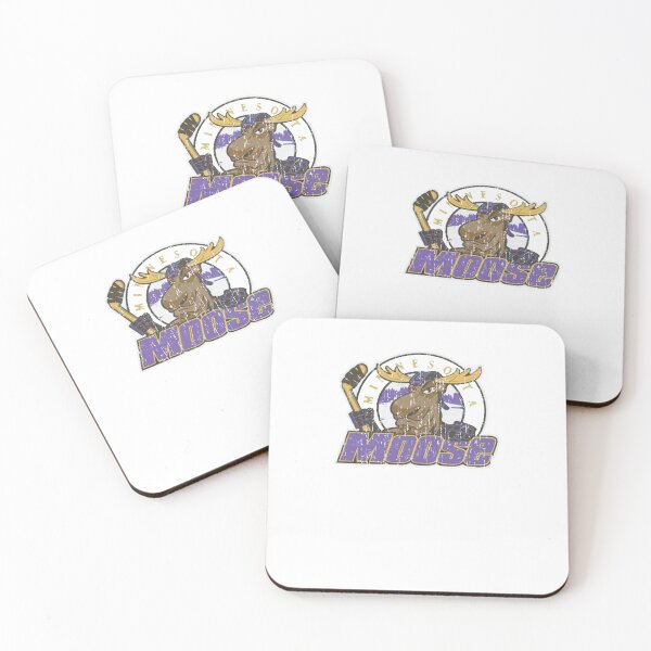 Item preview, Traditional Ice Hockey Moose Mascot Circular Crest designed and sold by GertrudHauser.