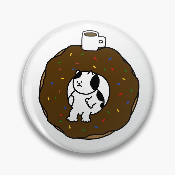 Item preview, a Cat on a donut designed and sold by superbaechoo.