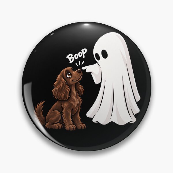 Item preview, Funny Ghost Boykin Spaniel Dog Boop Halloween Design Mom Dad designed and sold by rafaeltto.