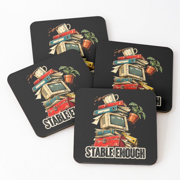 Item preview, Stable Enough – Retro Chaos designed and sold by DopeyRobot.