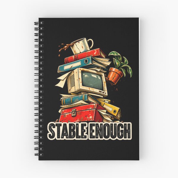 Item preview, Stable Enough – Retro Chaos designed and sold by DopeyRobot.