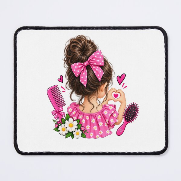 Item preview, Cute Girl Pink Bow Hair Accessories designed and sold by Artbysarmina.