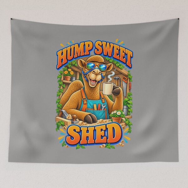 Item preview, Hump Sweet Shed – Funny Lifestyle and Pets T-Shirt – Funny Camel T-Shirt Animal Graphic Camel T-Shirt designed and sold by Camel & Quirk.