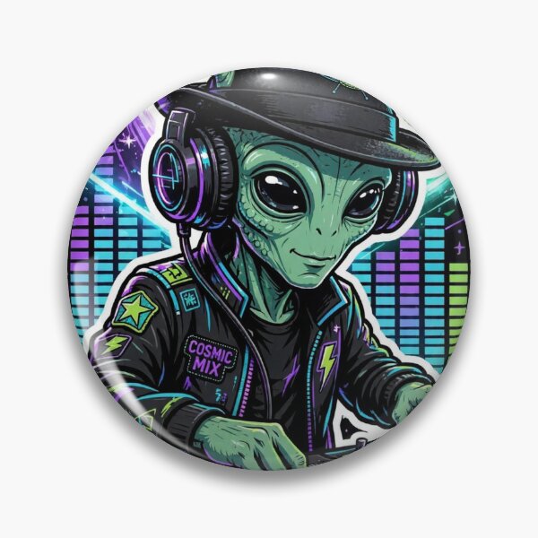 Item preview, Alien DJ Turntables Art designed and sold by Gangster-Design.