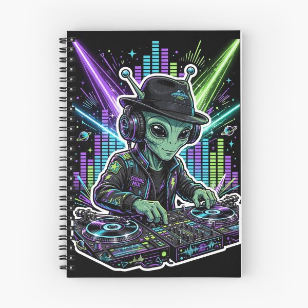 Item preview, Alien DJ Turntables Art designed and sold by Gangster-Design.