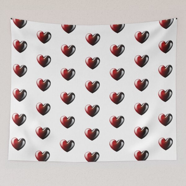 Item preview, Red and black heart logo designed and sold by MiraCleAI.