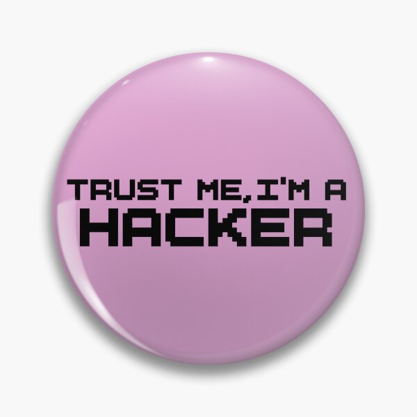 Item preview, Trust Me I’m a Hacker – Bold Typography Sticker designed and sold by tviyluv.
