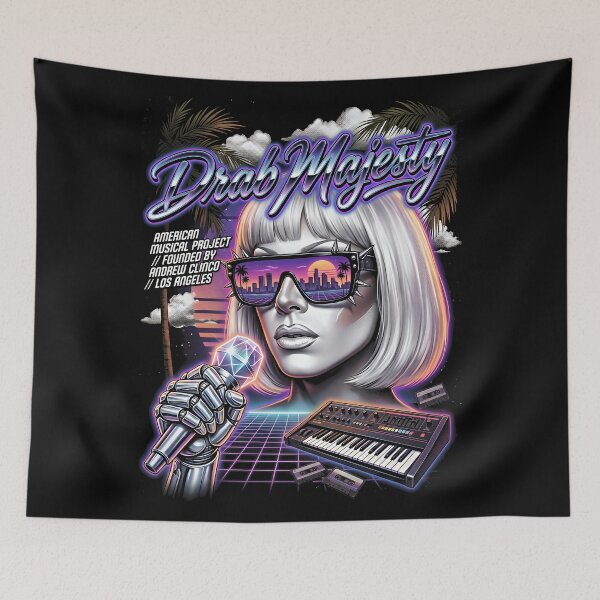 Item preview, Drab Majesty Original Aesthetic Fan Design designed and sold by Luckydrew.