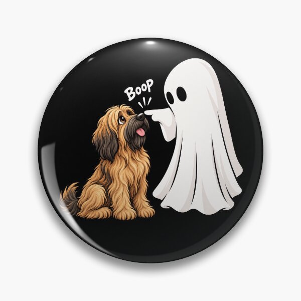Item preview, Funny Ghost Briard Dog Boop Halloween Design Mom Dad designed and sold by rafaeltto.