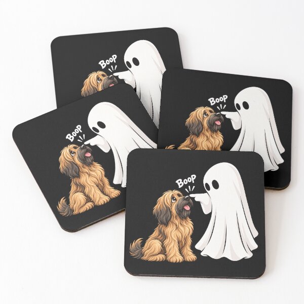 Artikelvorschau, Lustiges Geister-Briard-Hund-Boop-Halloween-Design Mama Papa entworfen und verkauft von rafaeltto.