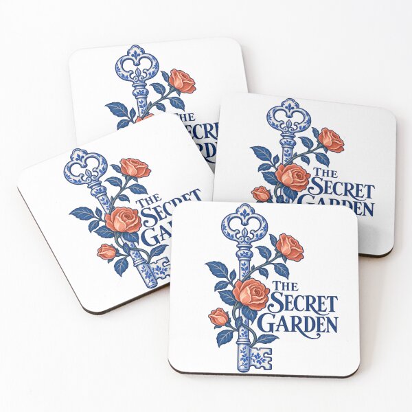 Item preview, The Secret Garden – Blue China Key and Roses designed and sold by Fenay Designs.