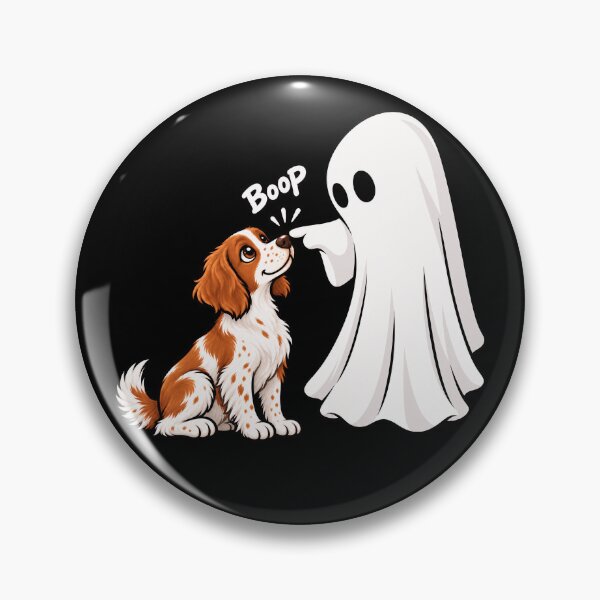 Item preview, Funny Ghost Brittany Dog Boop Halloween Design Mom Dad designed and sold by rafaeltto.