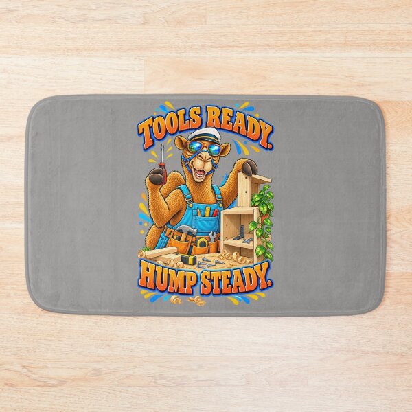 Item preview, Tools Ready. Hump Steady – Funny Lifestyle and Pets T-Shirt – Funny Camel T-Shirt Animal Graphic Camel T-Shirt designed and sold by Camel & Quirk.