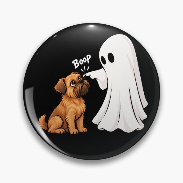 Item preview, Funny Ghost Brussels Griffon Dog Boop Halloween Design Mom Dad designed and sold by rafaeltto.