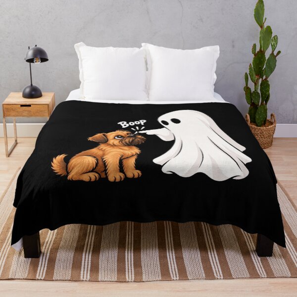 Item preview, Funny Ghost Brussels Griffon Dog Boop Halloween Design Mom Dad designed and sold by rafaeltto.