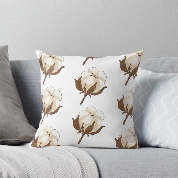 Item preview, Cotton Boll Cream Winter Botanicals Illustration designed and sold by sdcreations210.