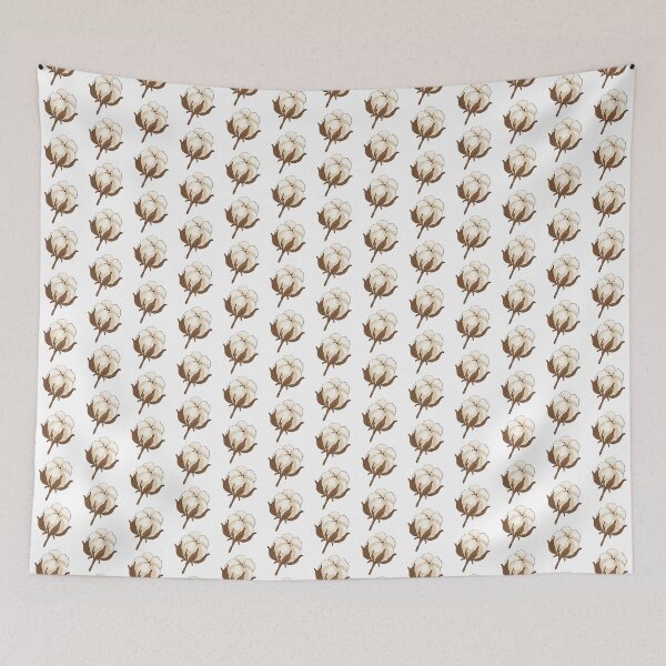 Item preview, Cotton Boll Cream Winter Botanicals Illustration designed and sold by sdcreations210.