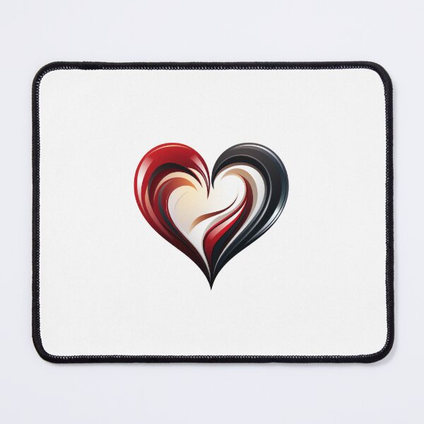 Item preview, Red and black heart logo designed and sold by MiraCleAI.
