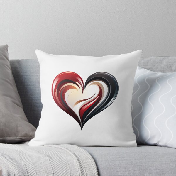 Item preview, Red and black heart logo designed and sold by MiraCleAI.