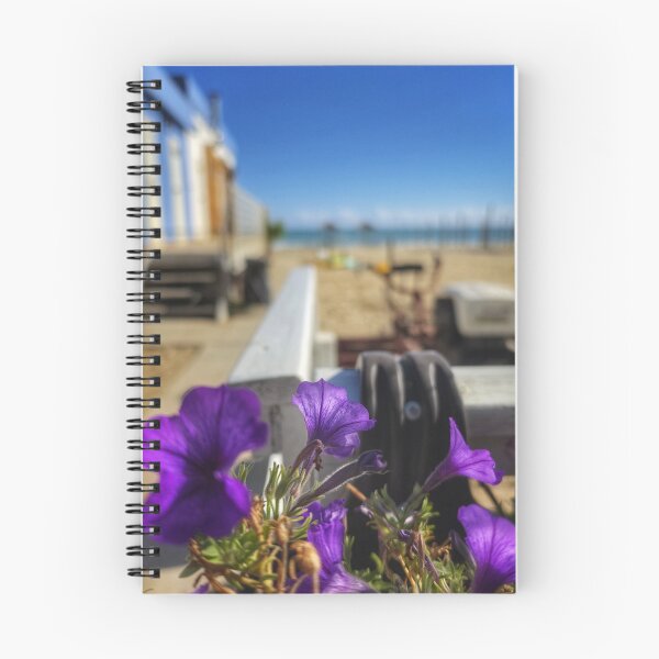 Item preview, Purple Petunias Sunlit Ocean Coastal Breeze designed and sold by NaturalChroma.