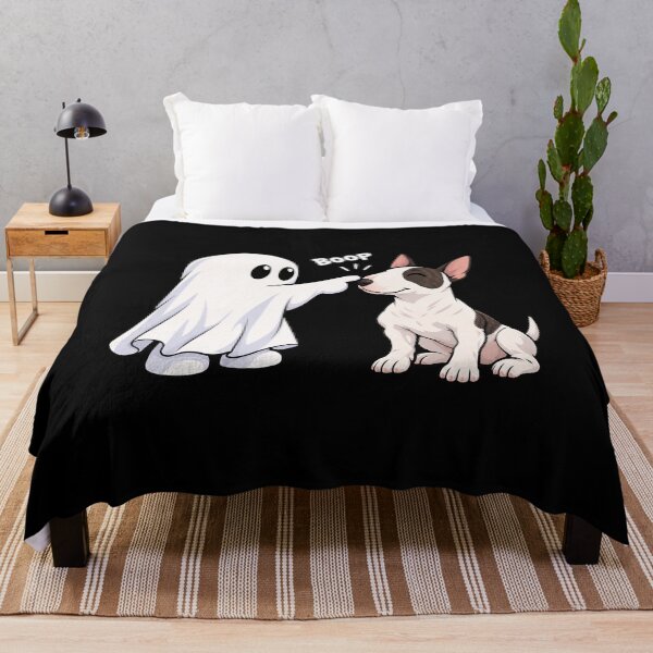 Item preview, Funny Ghost Bull Terrier Dog Boop Halloween Design Mom Dad designed and sold by rafaeltto.