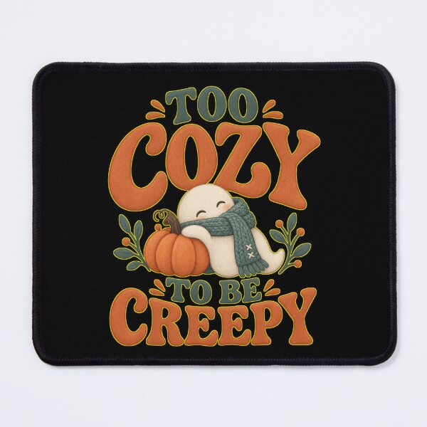 Item preview, Too Cozy To Be Creepy Ghost Pumpkin Halloween designed and sold by PhylonBoxx.