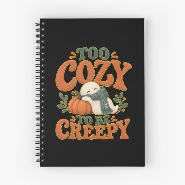 Item preview, Too Cozy To Be Creepy Ghost Pumpkin Halloween  designed and sold by PhylonBoxx.