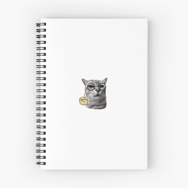 Item preview, Silly Tabby Cat Nerd Pointing Glasses Meme designed and sold by fahiko.