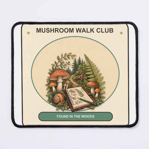 Item preview, Mushroom Walk Club designed and sold by Cozy Boo Club.