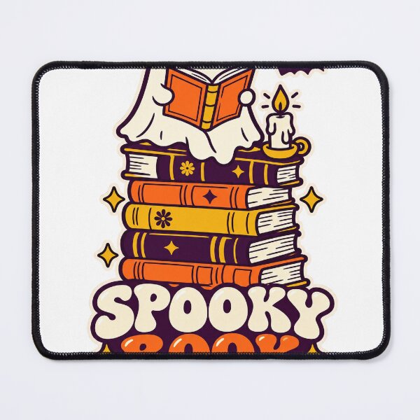 Item preview, Cute Ghost Reading Books - Spooky Book Club designed and sold by Cozy Boo Club.