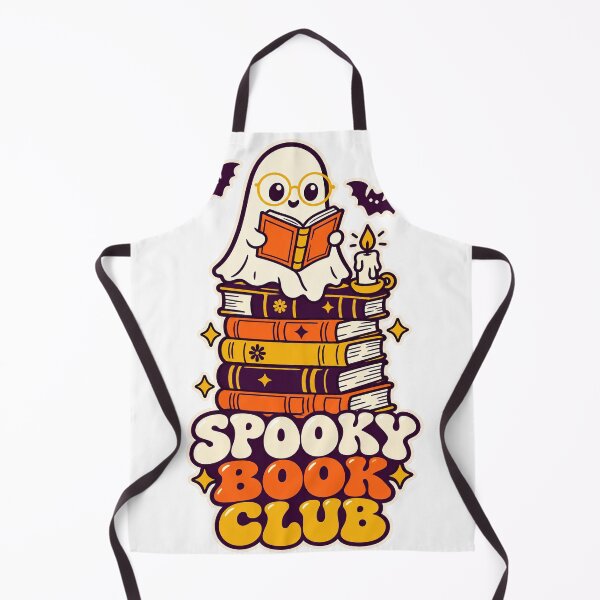 Item preview, Cute Ghost Reading Books - Spooky Book Club designed and sold by Cozy Boo Club.