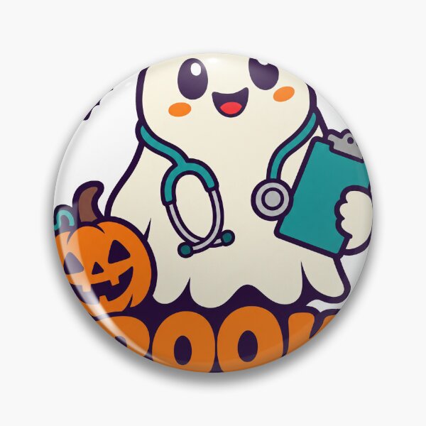 Item preview, Spooky Nurse Ghost - Funny Nurse Halloween designed and sold by Cozy Boo Club.