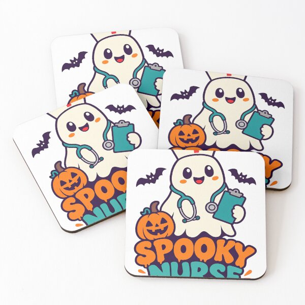 Item preview, Spooky Nurse Ghost - Funny Nurse Halloween designed and sold by Cozy Boo Club.