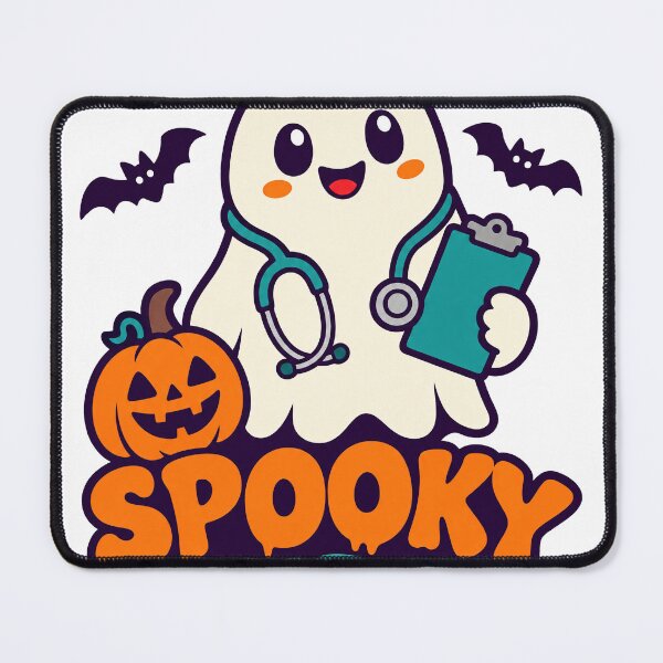 Item preview, Spooky Nurse Ghost - Funny Nurse Halloween designed and sold by Cozy Boo Club.