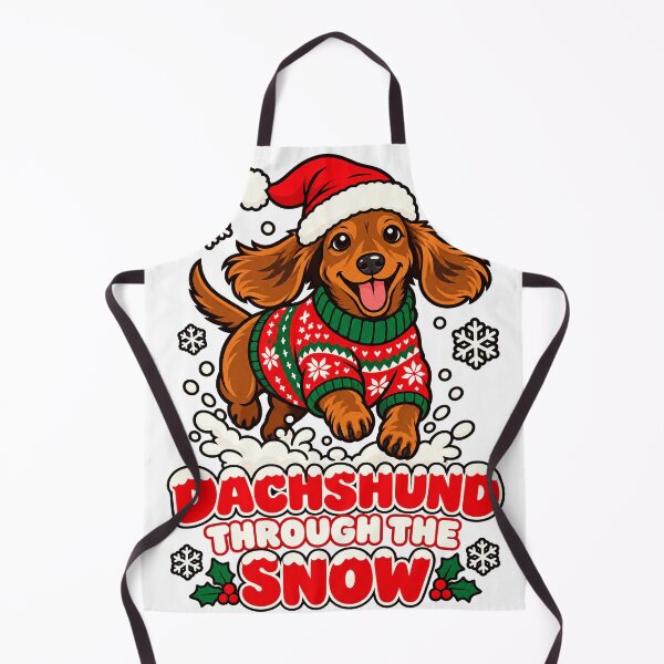 Item preview, Dachshund Christmas - Wiener Dog in the Snow designed and sold by Cozy Boo Club.