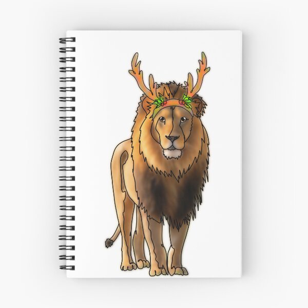 Item preview, Leon the Lion Wearing a antler Hat – animalzinhats designed and sold by Ashley’sAnimalz.