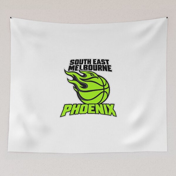 Item preview, South East Melbourne Phoenix Flaming Basketball designed and sold by Witcrafters.