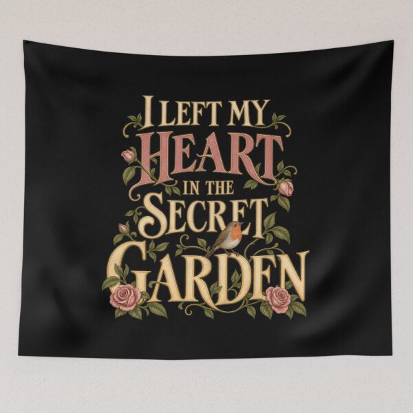 Item preview, The Secret Garden – I Left My Heart Here designed and sold by Fenay Designs.