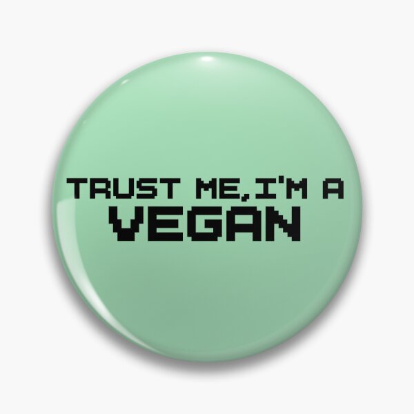 Item preview, Trust Me I’m a Vegan – Bold Typography Sticker designed and sold by tviyluv.